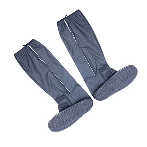 COSMEVIVI Regenfeste Schuhüberzüge für Männer und Frauen 1 Paar Überschuhe rutschfeste Sohle langlebig wasserdicht für Outdoor-Sport von COSMEVIVI
