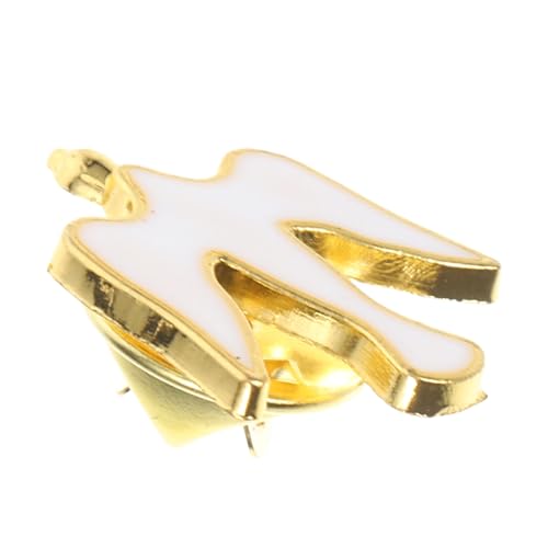 COSMEVIVI Religiöse Friedenstaube Brosche Emaille Pin Spiritualität Gedenk Anstecknadel Schmuck Accessoire für Hochzeit Party Festlichkeiten von COSMEVIVI
