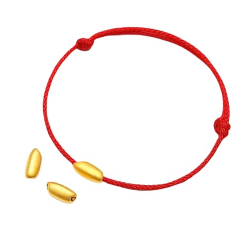 COSMEVIVI Rotes Rat Year Armband aus Handgefertigtem Seil Modische Damen-wickelarmkette mit Langlebigem Material Passend für Alltag Party Bankett und Elegante Outfits von COSMEVIVI