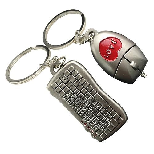 COSMEVIVI Einzigartiger Schlüsselanhänger Für Paare Tastatur Liebes-schlüsselanhänger Schlüsselanhänger Für Paare Jahrestags-schlüsselanhänger Für Paare Zum Valentinstag von COSMEVIVI