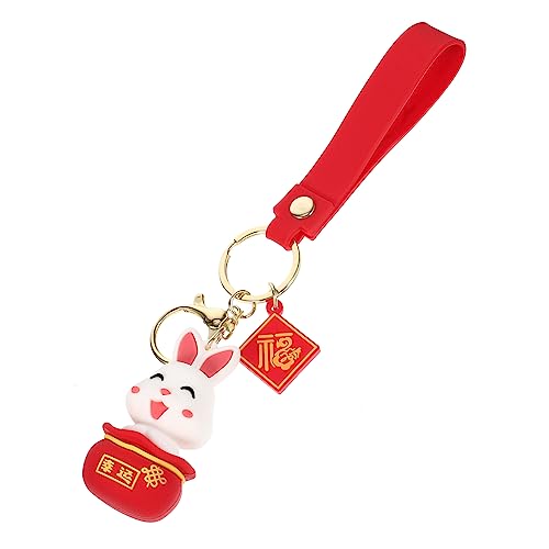 COSMEVIVI Süßer Cartoon Kaninchen Schlüsselanhänger Aus Hochwertigem Und Schlüsselring Für Und Dekoration Für Freunde Und Familie von COSMEVIVI
