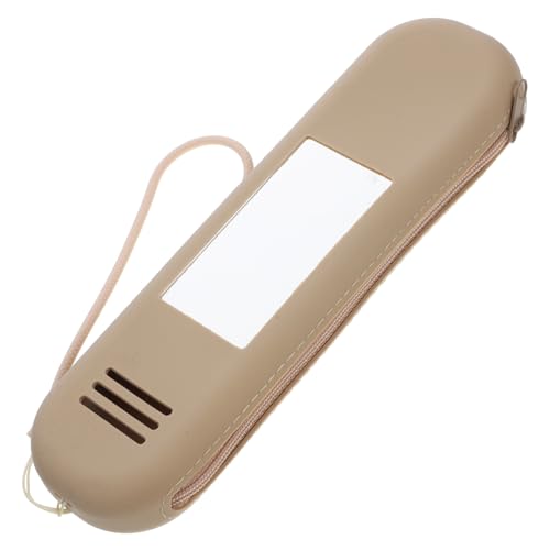 COSMEVIVI Silicone Travel Cosmetic Bag Mit Spiegel Multifunktionale Aufbewahrung Für Makeup-Pinsel Tragbare Kosmetiktasche Für Damen Für Reisen Und Veranstaltungen von COSMEVIVI