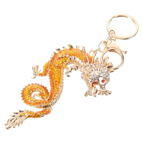 COSMEVIVI Ethnisches Maskottchen chinesischer Schlüsselanhänger Metalldrache kreativer Schlüsselanhänger hängender Drachen-Schlüsselanhänger für Autodekoration COSMEVIVI Ethnisches Maskottchen chinesischer Schlüsselanhänger Metalldrache kreativer Schlüsselanhänger hängender Drachen-Schlüsselanhänger für Autodekoration von COSMEVIVI