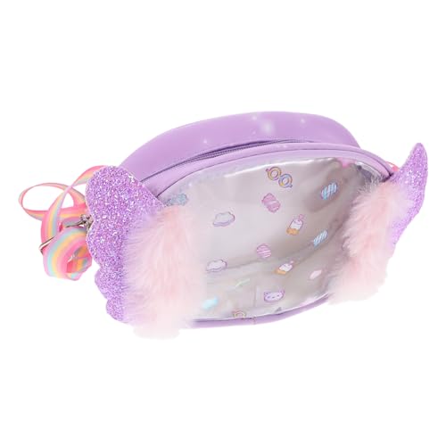 COSMEVIVI Süße Umhängetaschen: Dekorative Umhängetasche Für Mädchen Mit Glitzerflügeln, Kleine Schultertasche Für Die Schule Und Den Geburtstag von COSMEVIVI
