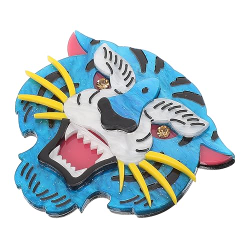 COSMEVIVI Tiger Brosche Aus Cartoon Tierbrosche Für Kleidung Hüte Taschen Dekorative Anstecknadel Mit Einzigartigem Tigerdesign Für Mädchen Und Frauen Langlebig Und Sicher von COSMEVIVI