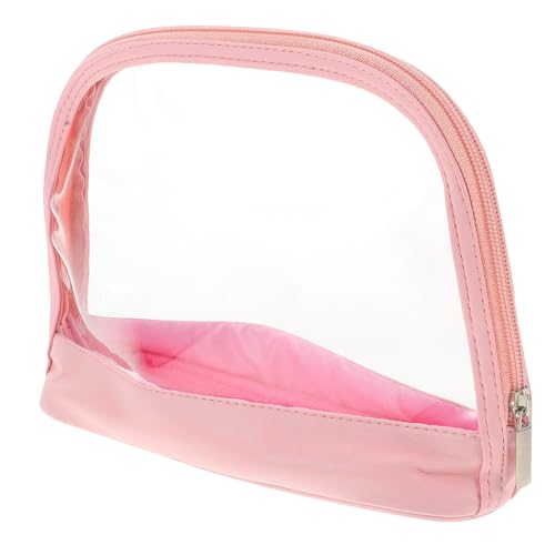 COSMEVIVI Transparente Kosmetiktasche Mit Griff wasserdichte Kleine Reise-Beuteltasche Durchsichtige Kulturtasche Für Damen Tragbare Organizer-Tasche Für Beauty-Produkte von COSMEVIVI