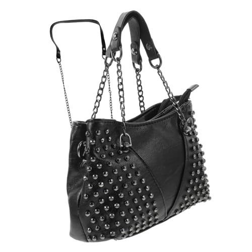 COSMEVIVI 1stück Nieten Ketten Umhängetasche Für Frauen Modische Schultertasche Mit Verstellbarem Tragegurt Für Alltag Party Und Shopping von COSMEVIVI