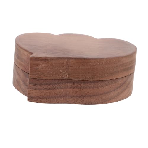 COSMEVIVI Walnuss-herz-holzbox Für Die Hochzeit Aufbewahrungsbox in Herzform von COSMEVIVI