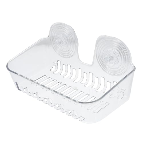 COSMEVIVI Wandmontierter Make Up Schwamm Etui Hängendes Kosmetik Organizer aus Kunststoff Aufbewahrungshalter für Make Up Schwämme Einfach zu Befestigen und Praktisch von COSMEVIVI