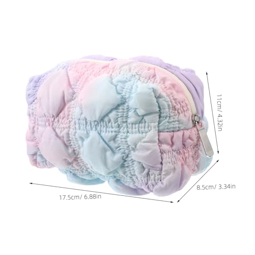 COSMEVIVI Wasserfester Toiletry Organizer für Damen Kosmetiktasche im Trendigen Karomuster für Reisen oder Große Kapazität Leicht Robust von COSMEVIVI