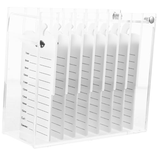 COSMEVIVI Wimpernbox Mehrschichtig Wimpernaufbewahrungsbox Tragbare Wimpern-Organizer Make-up-Box Wimpern-Organizer-etui Einfache Wimpernaufbewahrungsbox von COSMEVIVI