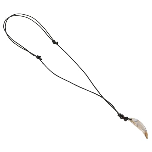 COSMEVIVI Acrylzahn Kette Halskette Für Teenager Frauen Mit Imitiertem Fangzahn Realistischer Zahnschmuck Für Herren Und Damen von COSMEVIVI