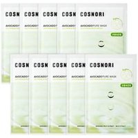 COSNORI - Avocado Pure Mask Set 24ml x 10 sheets von COSNORI