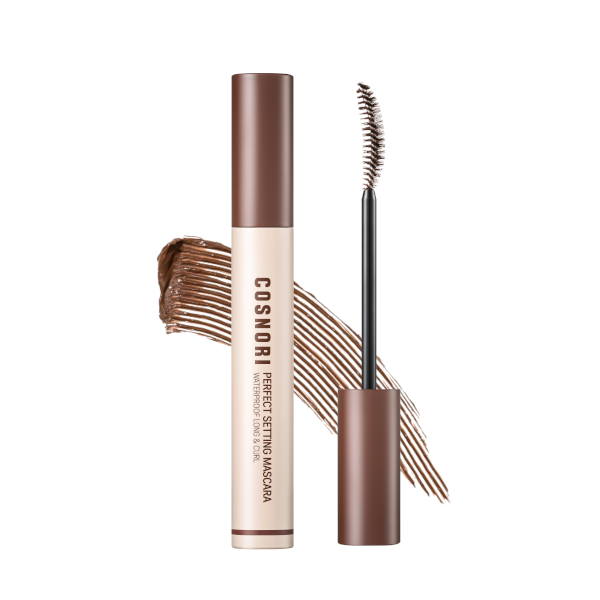 COSNORI - Perfect Setting Waterproof Mascara Long & Curl - 7ml - 02 Cozy Brown von COSNORI