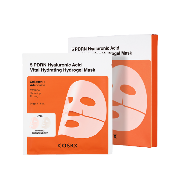 COSRX - 5 PDRN Hyaluronic Acid Vital Hydrating Hydrogel Mask - 34g*3ea von COSRX