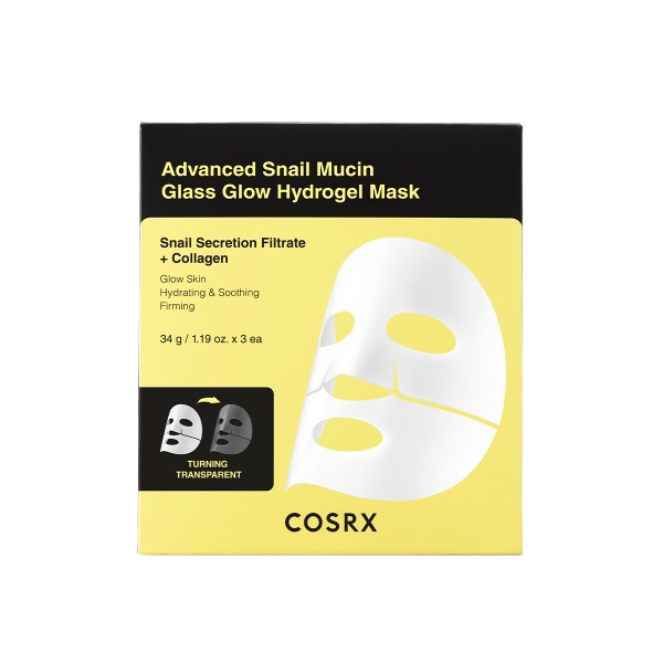 COSRX - Advanced Snail Mucin Glass Glow Hydrogel Mask - 3stücke von COSRX