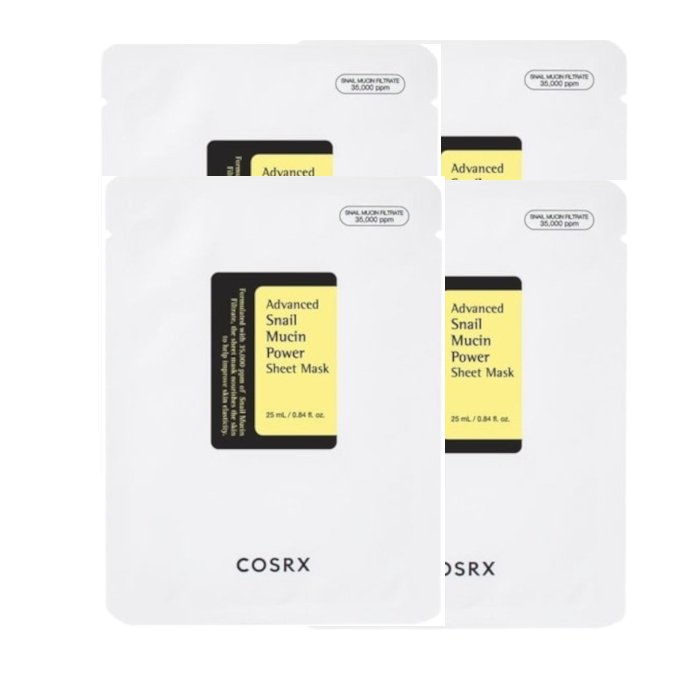COSRX - Advanced Snail Mucin Power Essence Sheet Mask - 4pcs von COSRX