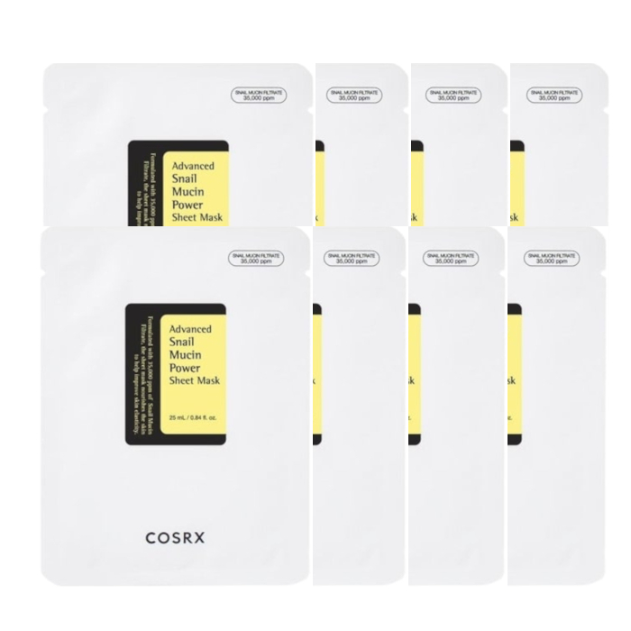COSRX - Advanced Snail Mucin Power Essence Sheet Mask - 8pcs von COSRX
