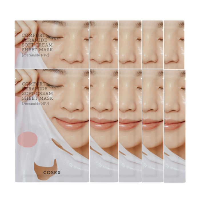 COSRX - Balancium Comfort Ceramide Soft Cream Sheet Mask - 10pcs von COSRX