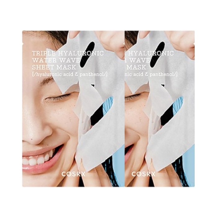 COSRX - Hydrium Triple Hyaluronic Water Wave Sheet Mask - 2pcs von COSRX
