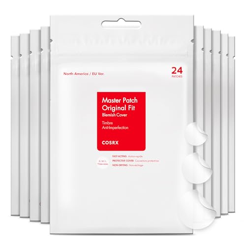 COSRX Master Patch Original Fit 240 Stück - 10 Packungen, Anti Pickel , gegen Unreinheiten, Acne Pimple , Intensive Behandlung, Hydrokolloid Pflaster gesicht, 3 Größen von COSRX