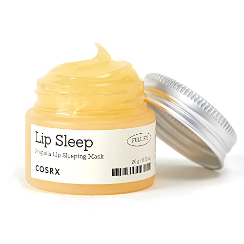 COSRX Propolis Lippenflege Lip Balm 20ml Lippenmaske Overnight Lip Mask mit Propolis Lippenmaske für trockene Lippen Intensive Feuchtigkeit über Nacht, für weiche und gepflegte Lippen, Korean Skincare von COSRX