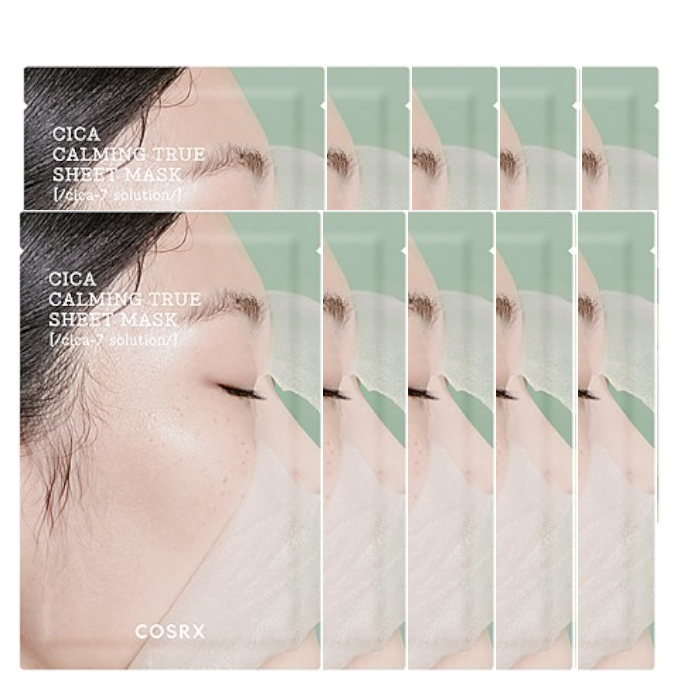 COSRX - Pure Fit Cica Calming True Sheet Mask - 10pcs von COSRX
