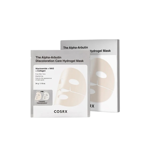COSRX - The Alpha-Arbutin Discoloration Care Hydrogel Mask - 34g*3ea von COSRX