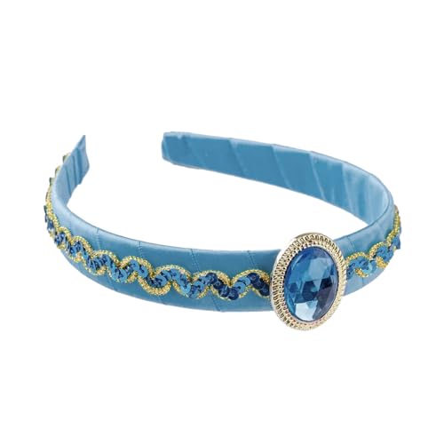 COSSIKA Frauen Kopfschmuck Arabische Prinzessin Haarbänder für Cosplay Cartoon Prinzessin Stirnband Kopfschmuck Geburtstag Party Photo Booth Requisiten von COSSIKA