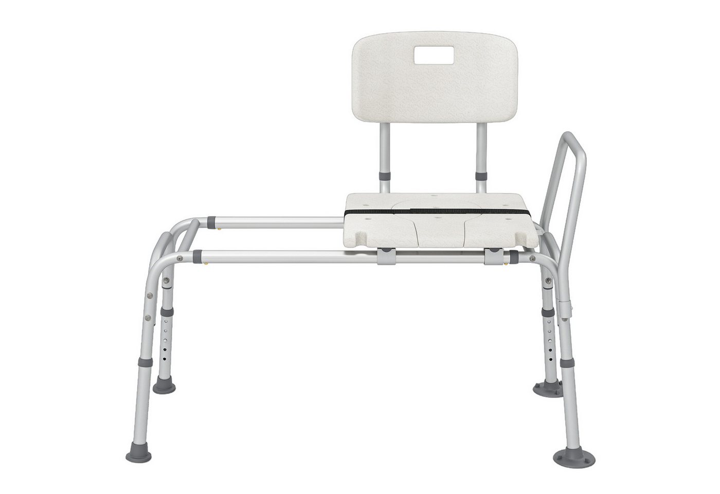 COSTWAY Duschhocker, belastbar bis 159 kg, 9-Stufige Höhenverstellung von COSTWAY