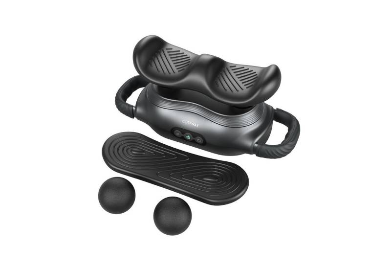 COSTWAY Massagepistole, 3 Massageköpfe, 3 Modi, 3 Intensitätsstufen, Timer von COSTWAY