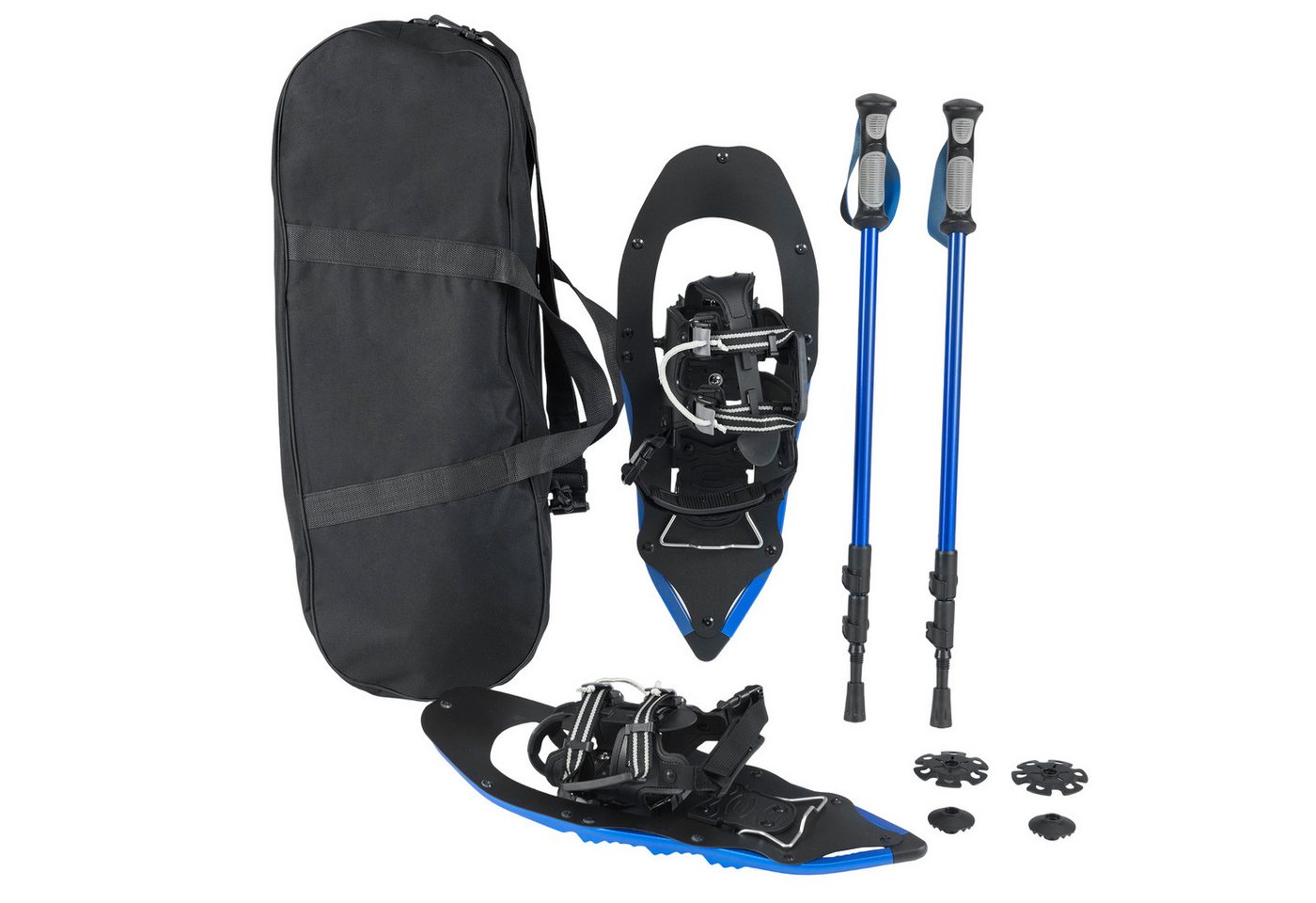 COSTWAY Schneeschuhe, mit Trekkingstöcken, Schuhgröße 35-40 bis 68kg von COSTWAY