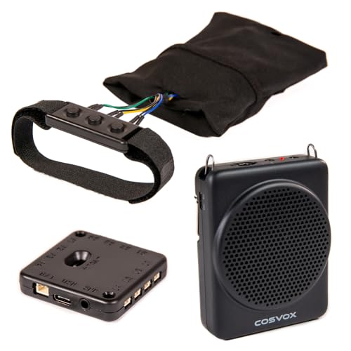 COSVOX Cosplay-Soundeffekt-Handschuh mit Ton- und Sprachverstärker. Fügen Sie MP3-Soundeffekte, ikonische Sprachzeilen oder epische Musik zu Kostümen, Accessoires, Requisiten und Repliken hinzu. 8MB von COSVOX