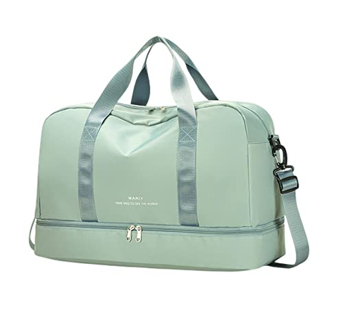COTCLO Reisetasche Taschen für Frauen Handtasche Nylon Gepäcktaschen für Frauen Crossbody Tasche Reisetasche Casual Damen Mode Schultertasche, grün, A von COTCLO