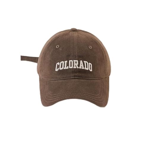 COTIDI Colorado Herren-Mütze, 100 % Baumwolle, Baseballkappe, verstellbar, braun, One size von COTIDI