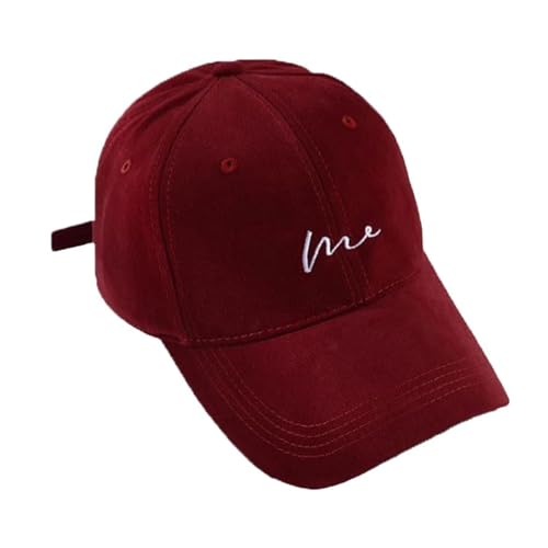 COTIDI Herren-Kappe, 100 % Baumwolle, Baseball, verstellbar, bordeaux, One size von COTIDI