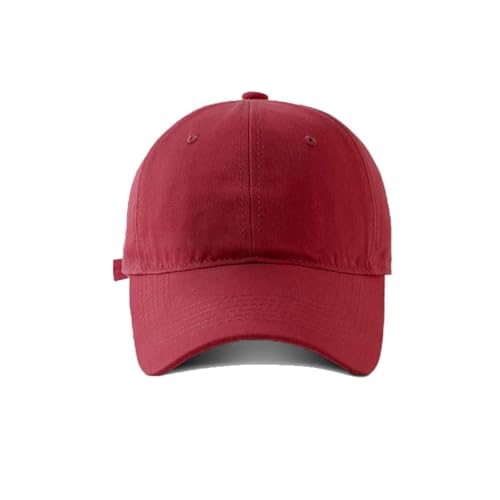 COTIDI Herren-Mütze, 100% Baumwolle, Baseballkappe, verstellbar, Bordeaux, One Size von COTIDI