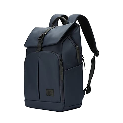 Laptop-Rucksack, 39,6 cm (15,6 Zoll), Business-Reise, modisch, lässig, Tagesrucksack für Damen und Herren, Blau, Large, Reiserucksäcke von COTS