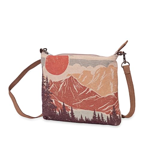 COTT N CURLS National Park – Handgelenk-Geldbörsen für Damen, Umhängetasche, Handytasche, Büchertasche, Crossbody-Tasche, Cremeweiß von COTT N CURLS