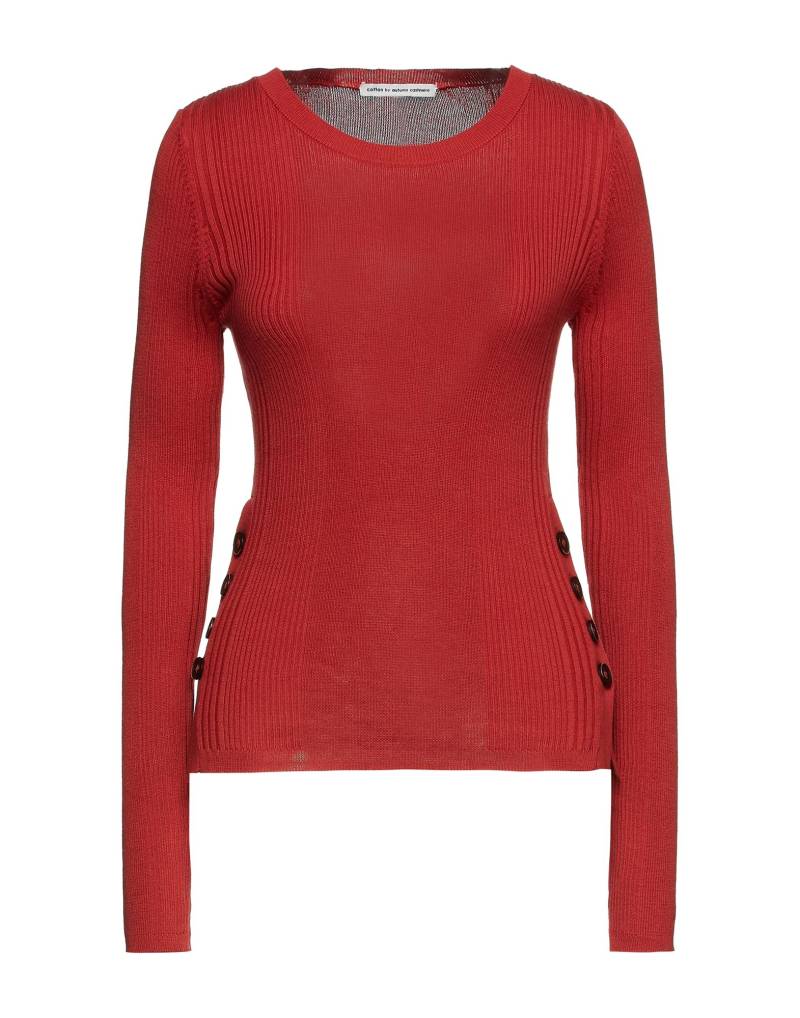 COTTON by AUTUMN CASHMERE Pullover Damen Ziegelrot von COTTON by AUTUMN CASHMERE