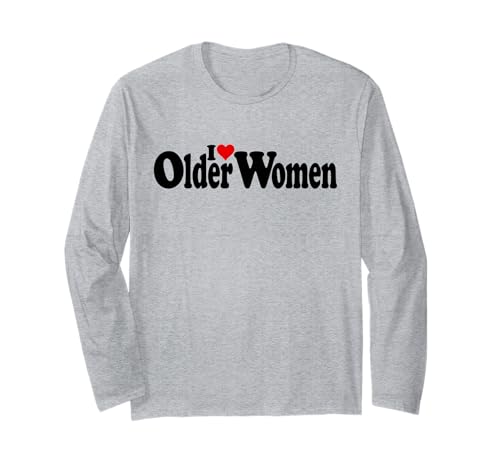 I LOVE HEART ÄLTERE FRAUEN MILFS COUGARS Langarmshirt I LOVE HEART ÄLTERE FRAUEN MILFS COUGARS Langarmshirt von COUGAR MILF HEART APPAREL