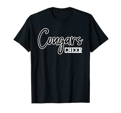 Cougars Cheer Mama Cheer Coach Cheerleading Squad Cheer Team T-Shirt Cougars Cheer Mama Cheer Coach Cheerleading Squad Cheer Team T-Shirt von COUGARS TEES CO