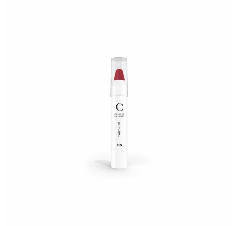 COULEUR CARAMEL Lippenstift Twist y Lips Barra De Labios 404 Rosy Red 1un von COULEUR CARAMEL