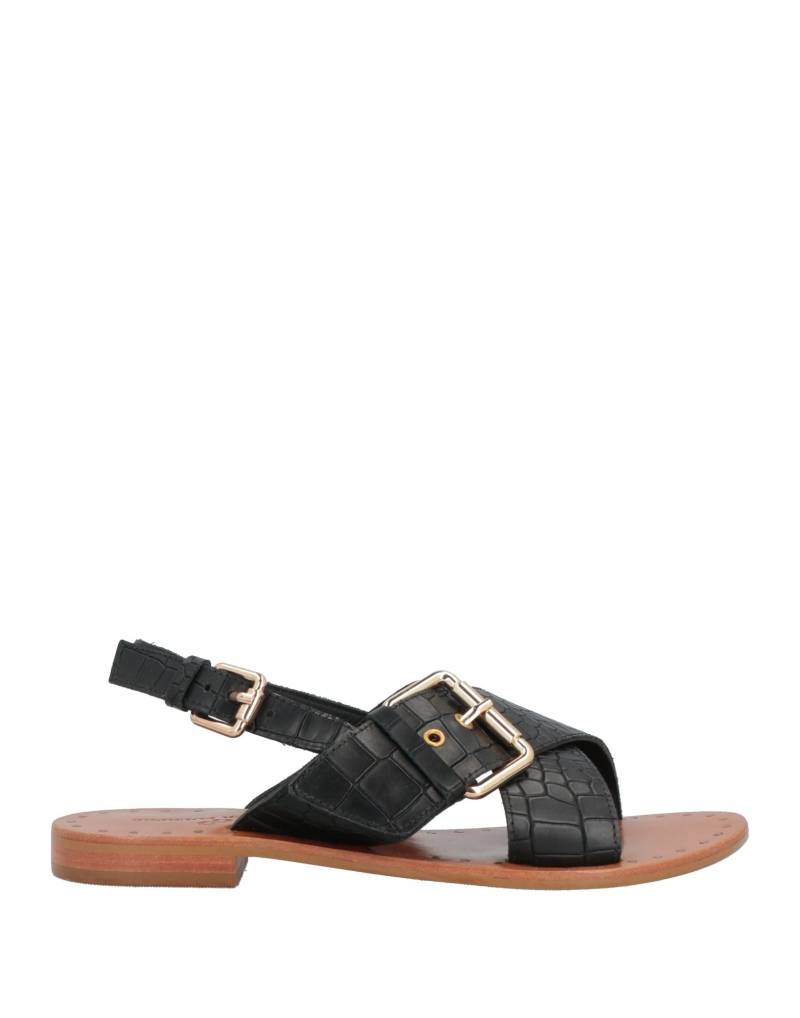 COULEUR POURPRE Sandale Damen Schwarz von COULEUR POURPRE