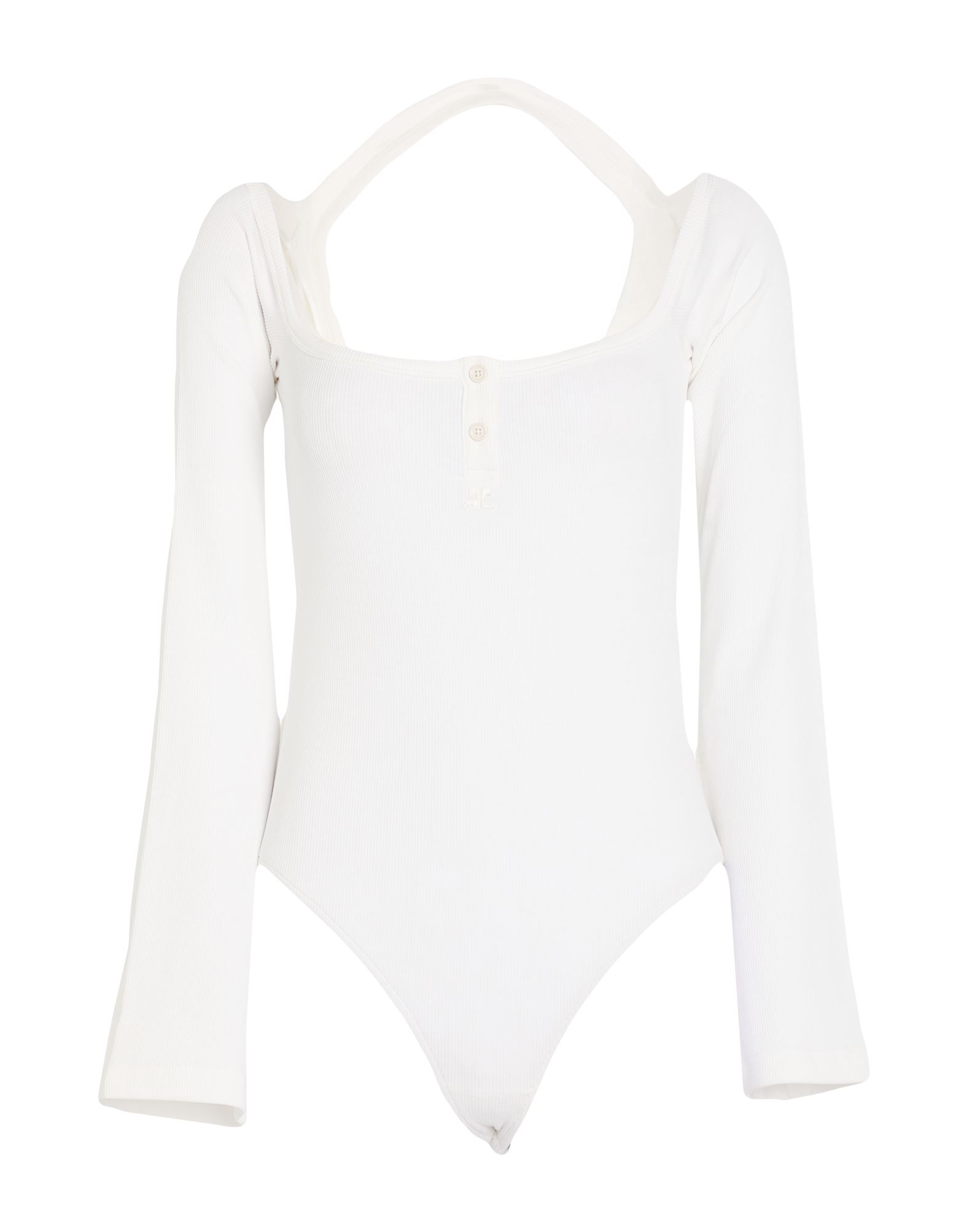 COURRÈGES Bodysuit Damen Weiß von COURRÈGES