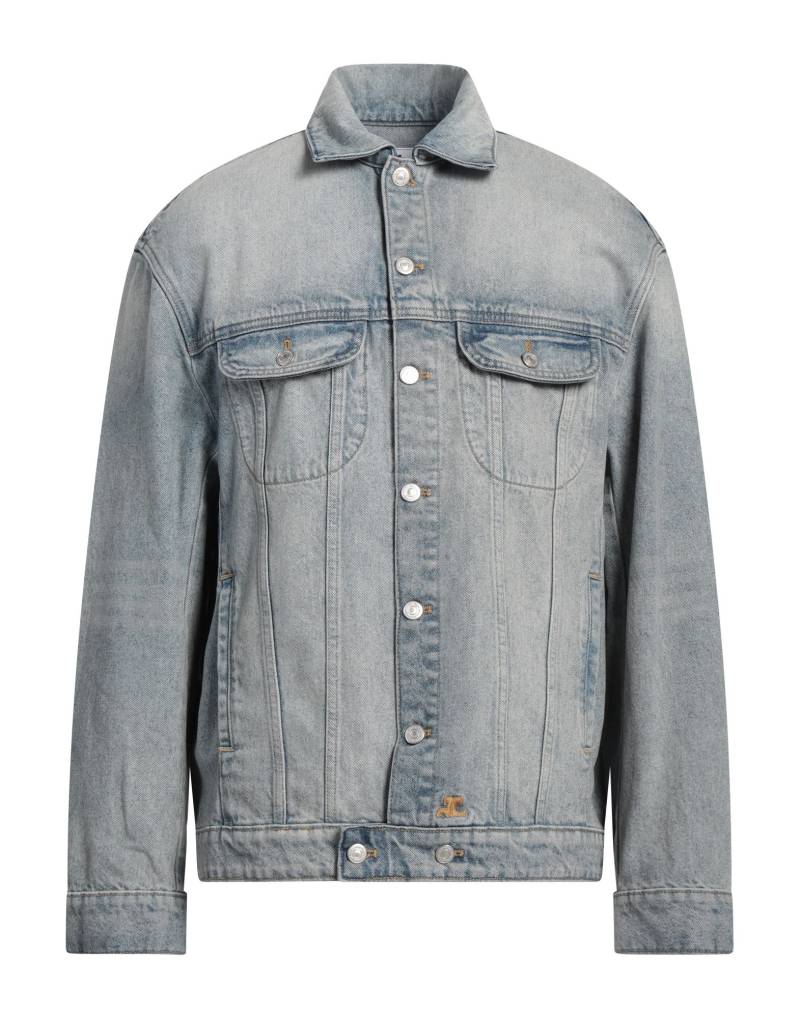 COURRÈGES Jeansjacke/-mantel Herren Blau von COURRÈGES
