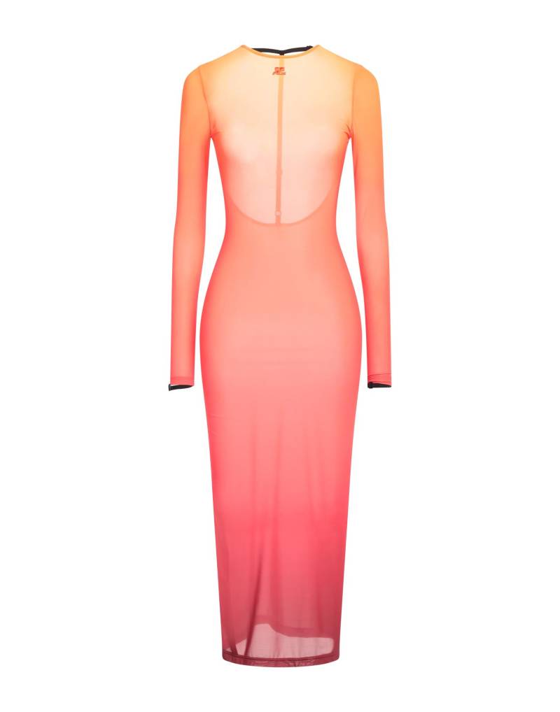COURRÈGES Midi-kleid Damen Orange von COURRÈGES