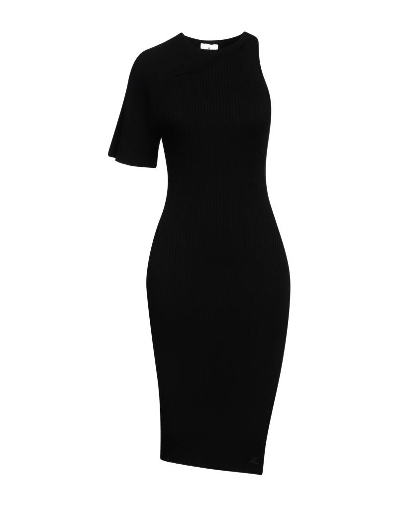 COURRÈGES Midi-kleid Damen Schwarz von COURRÈGES