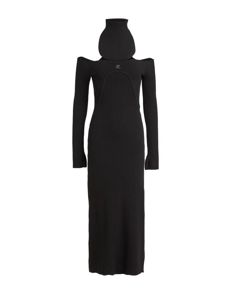 COURRÈGES Midi-kleid Damen Schwarz von COURRÈGES