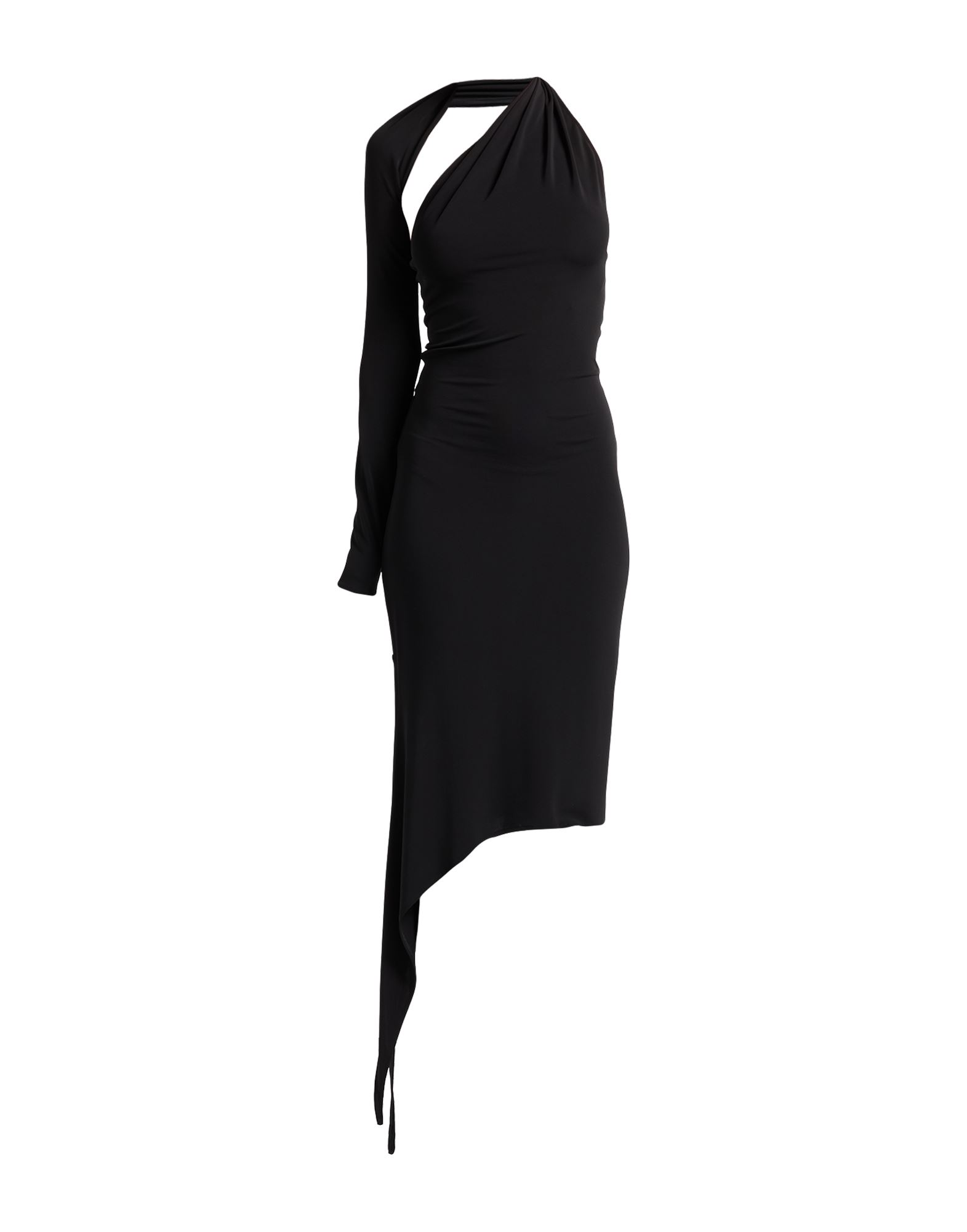 COURRÈGES Midi-kleid Damen Schwarz COURRÈGES Midi-kleid Damen Schwarz von COURRÈGES